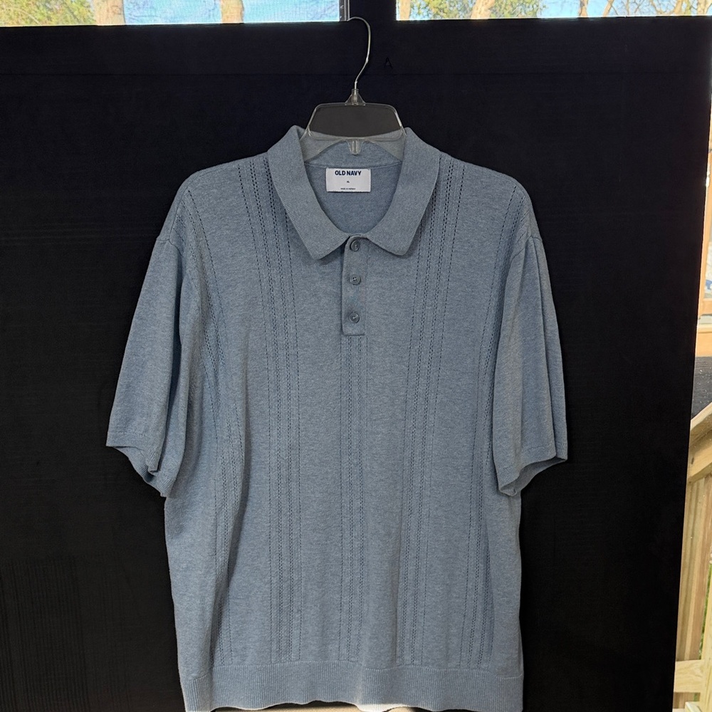 Old Navy Light Blue Polo Shirt